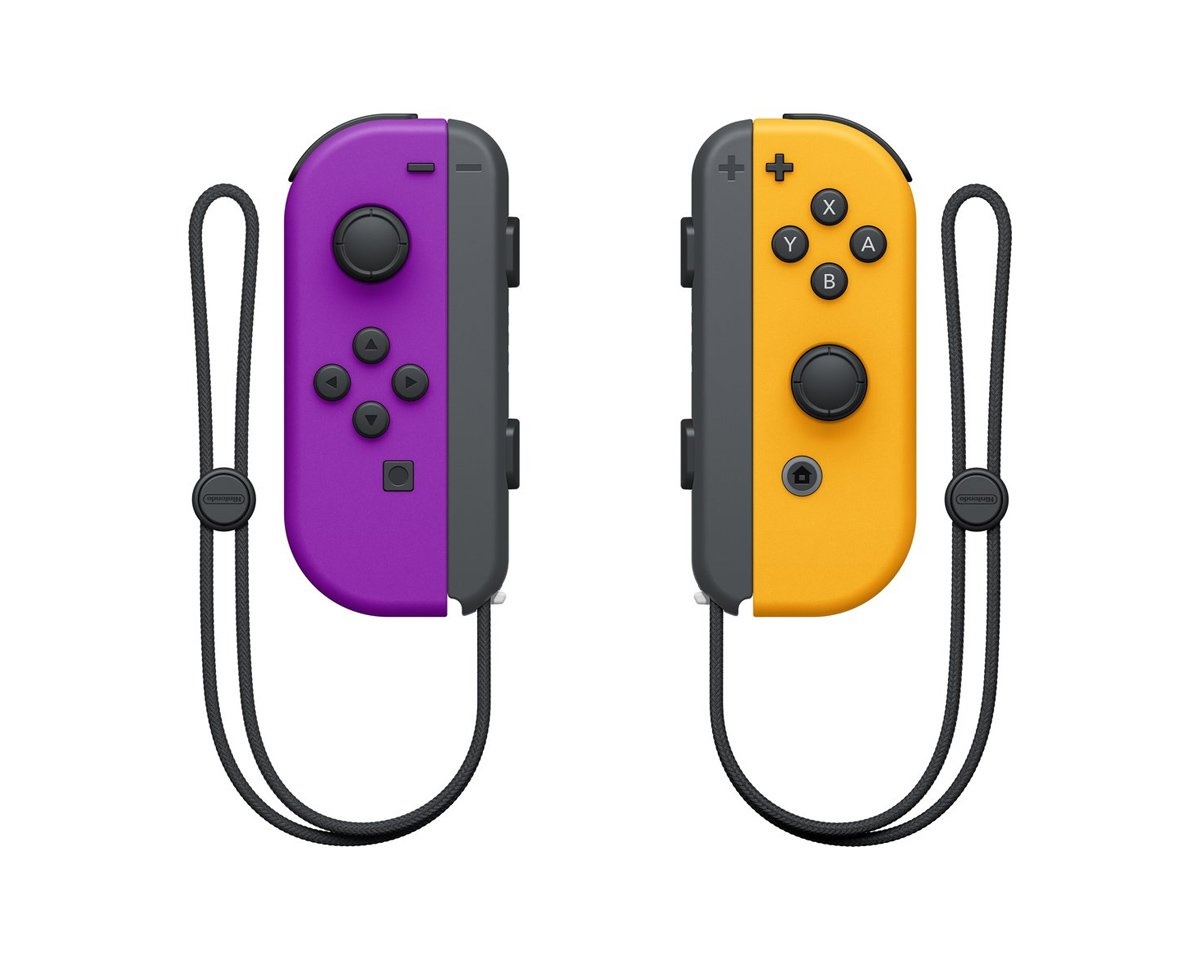 Nintendo Joy-Con Pair Purple/Neon Orange - us.MaxGaming.com