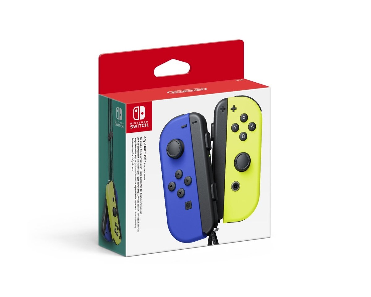 Nintendo Joy-Con Pair Blue/Yellow - us.MaxGaming.com