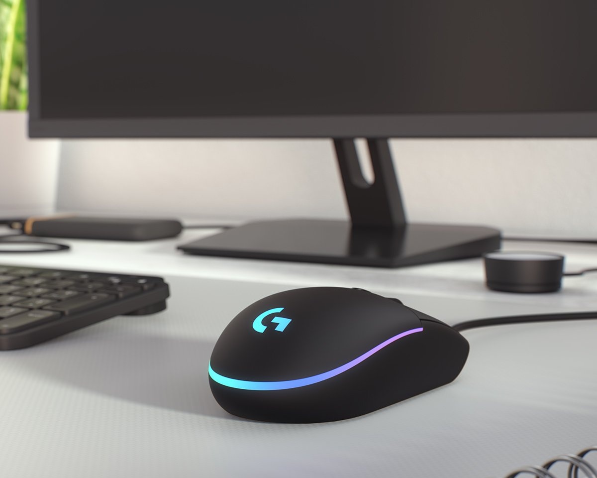 Gaming Lightsync Mouse G203 Logitech Black