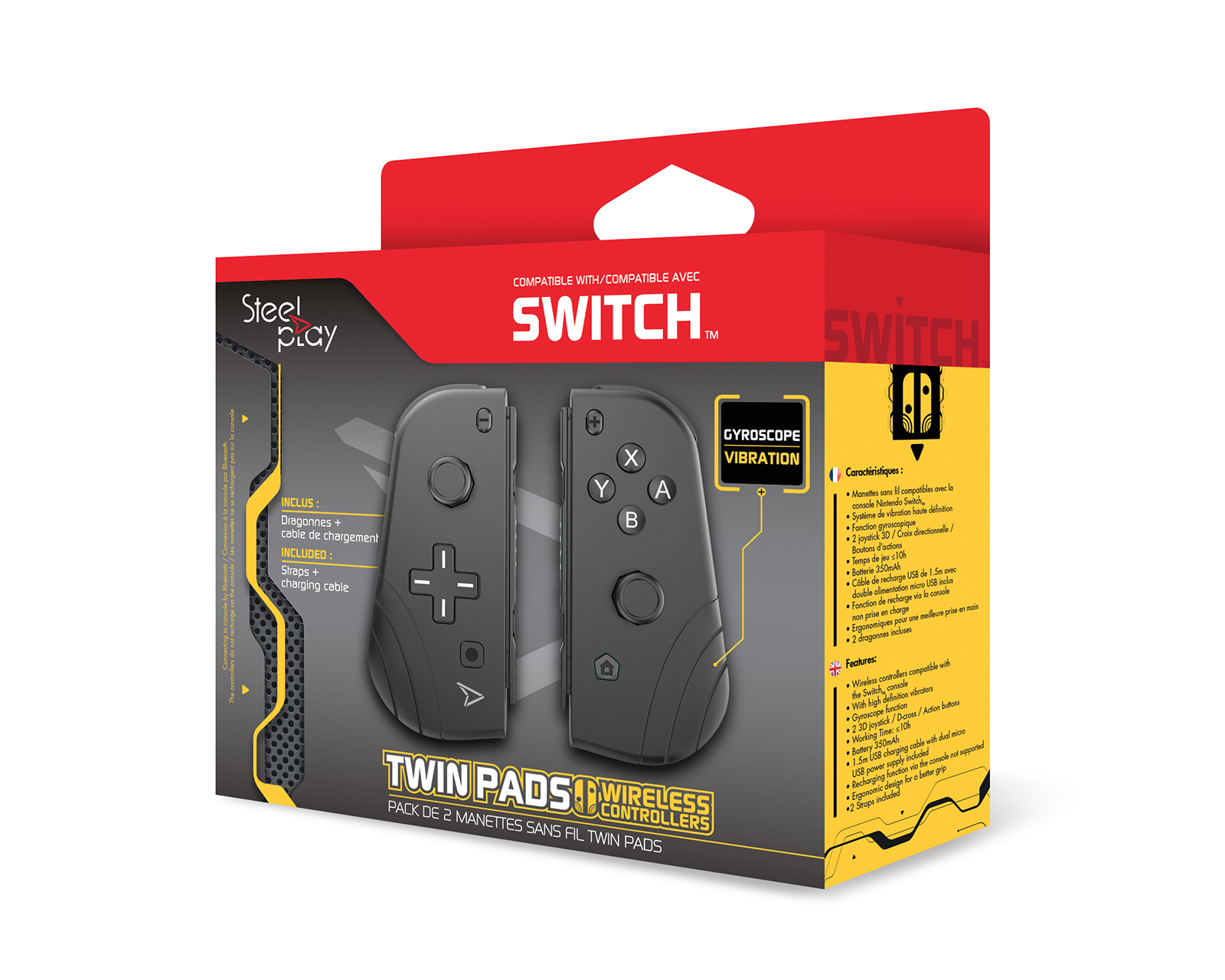 Buy Steelplay Twin Pads For Nintendo Switch At Us Maxgaming Com