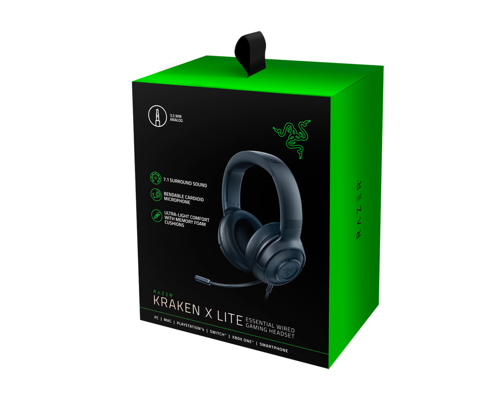 Razer - Kraken Wired 7.1 deals Surround Sound Gaming Headset for PC, PS4, PS5, Switch,