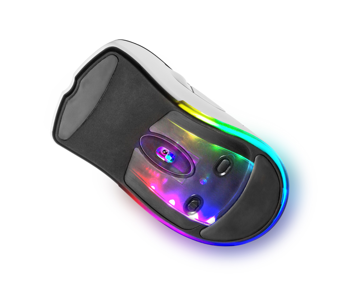 Deltaco Gaming WMP90 RGB Mousepad White Line