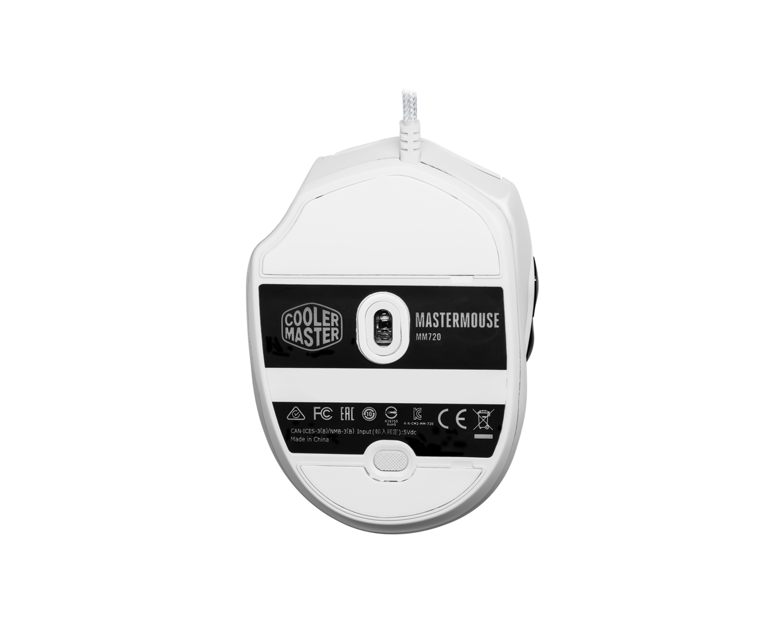 Cooler Master MM720 Gaming Mouse Glossy White