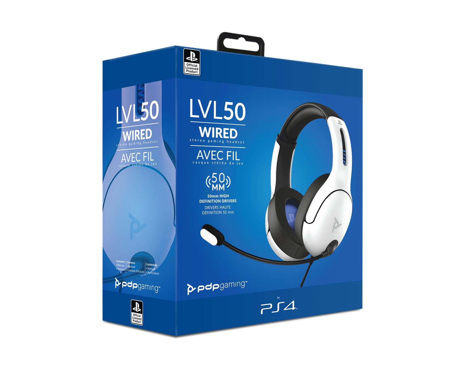  PDP LVL50 Wireless Stereo Headset with Noise Cancelling  Microphone: White - PS5/PS4 : Patio, Lawn & Garden