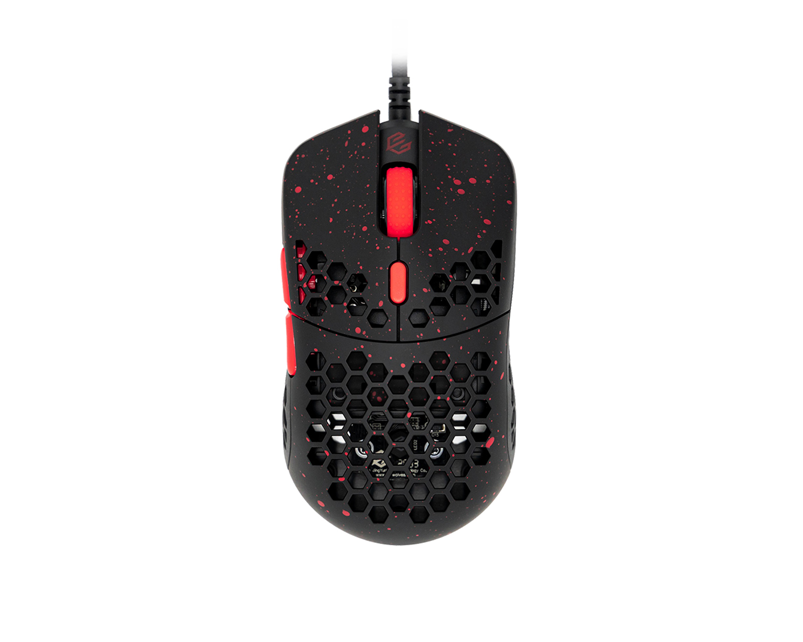 G-Wolves Hati S ACE Stardust Gaming Mouse Red/Black