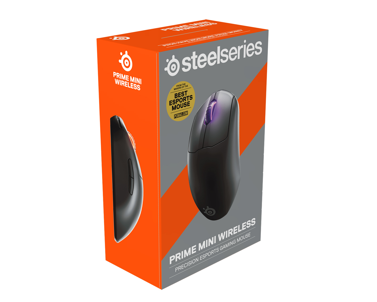 SteelSeries Prime Mini Wireless RGB Gaming Mouse