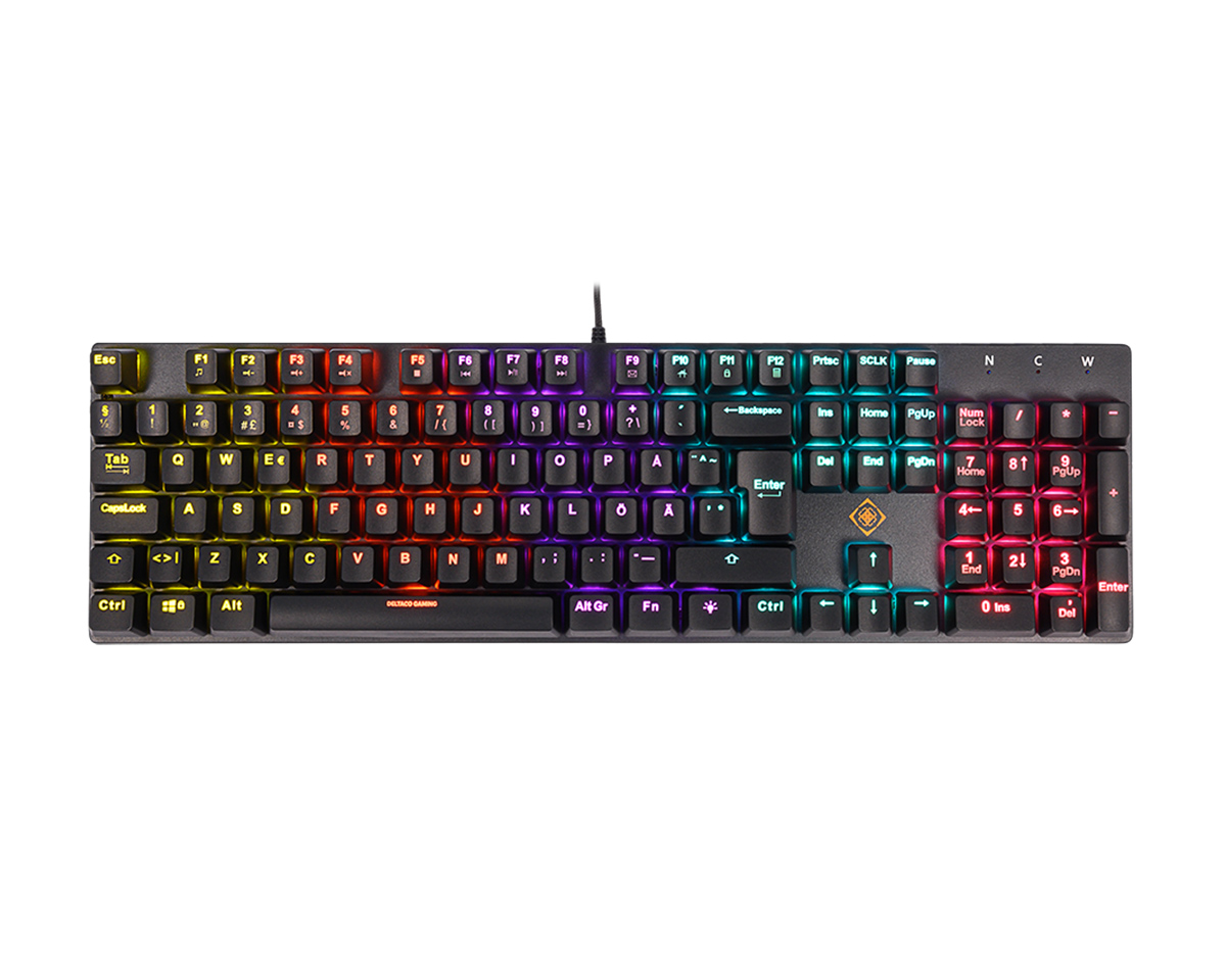 deltaco gaming mini mechanical keyboard