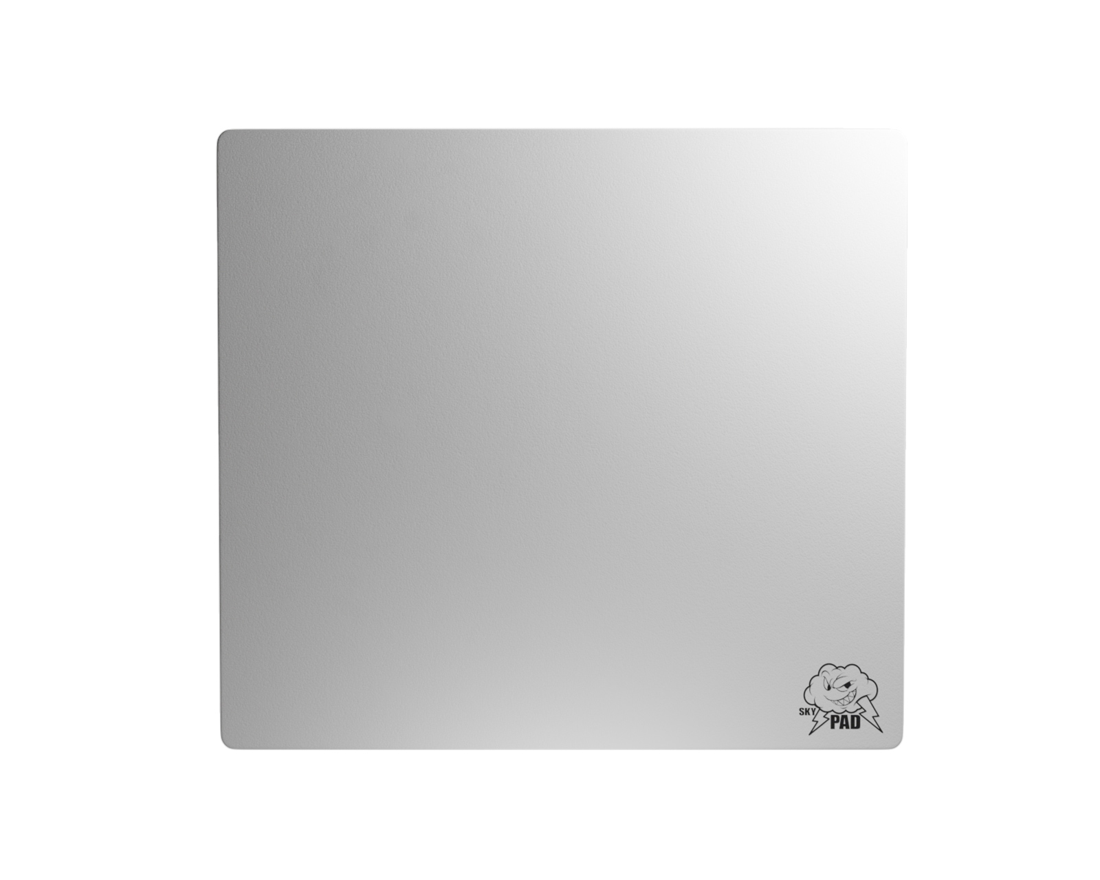 Skypad Glass 3.0 - XL (White - Cloud Logo) - Mousepad - us