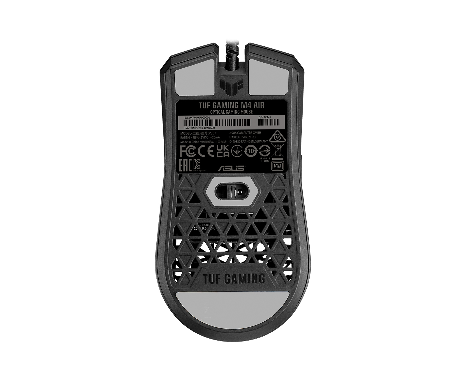 Asus TUF M4 Air Gaming Mouse - Black - us.MaxGaming.com