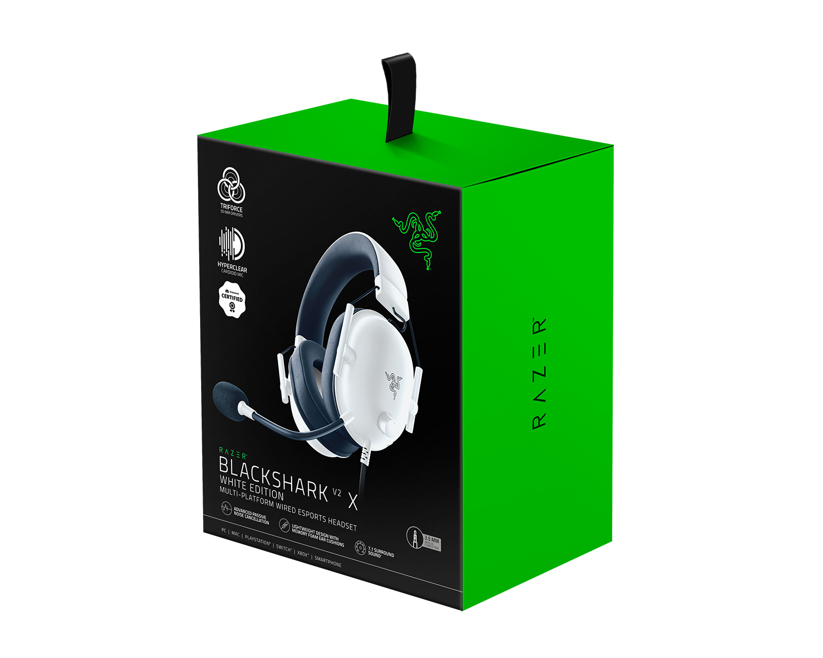 Razer blackshark best sale v2 white