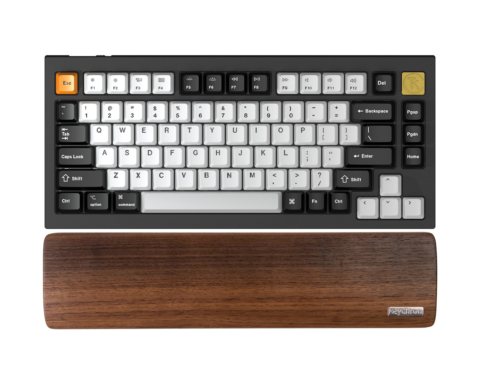 Keychron Q1/Q2 Walnut Wood Palmrest - us.MaxGaming.com