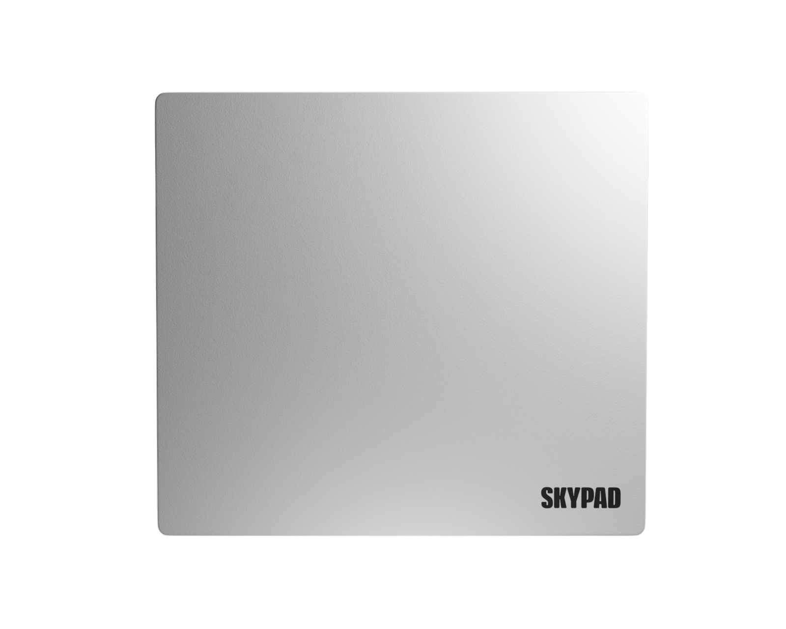 Skypad Glass 3.0 - XL (White - Text Logo) - Mousepad - us