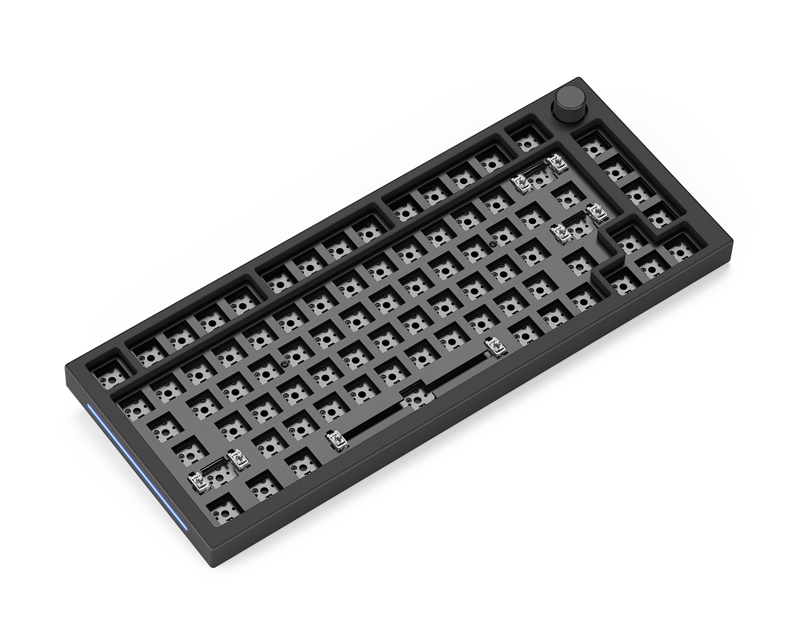 Glorious GMMK PRO 75%（ベアボーン、英語配列） Amazon.com: GLORIOUS Gaming GMMK PRO 75% Barebones White (Frame