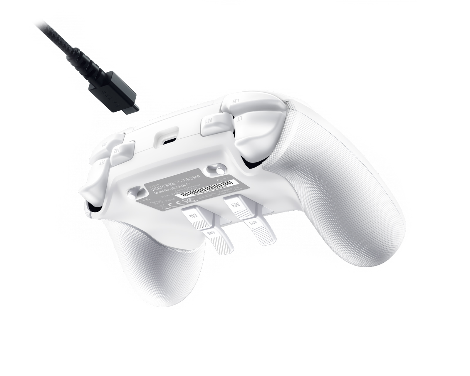 Razer Wolverine V2 Chroma RGB Xbox Series Controller - White - us