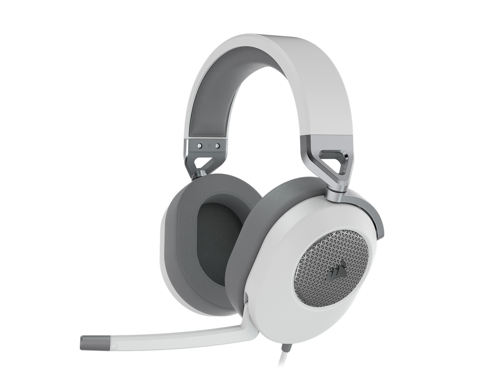 CORSAIR HS65 SURROUND GAMING HEADSET, WHITE