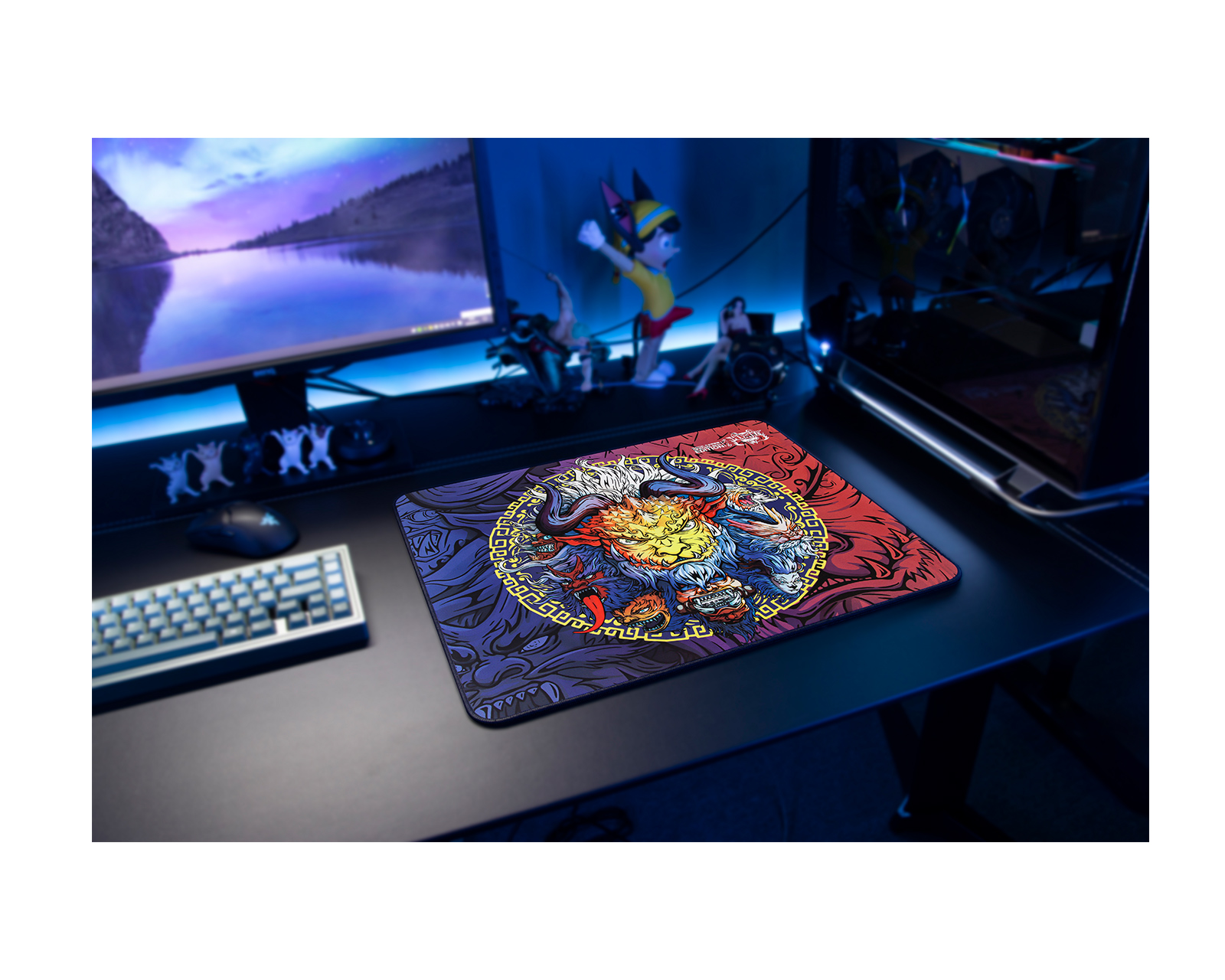 longteng fire cloud mousepad