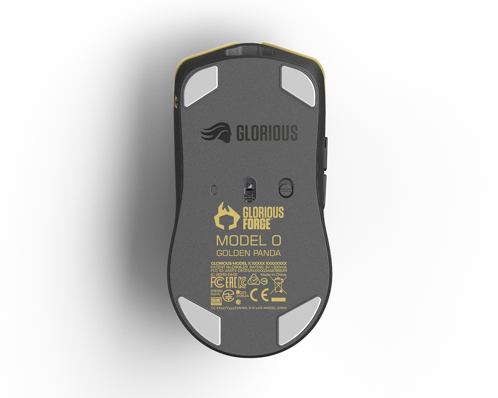 Glorious Model O Pro Wireless Gaming Mouse - Golden Panda - Forge