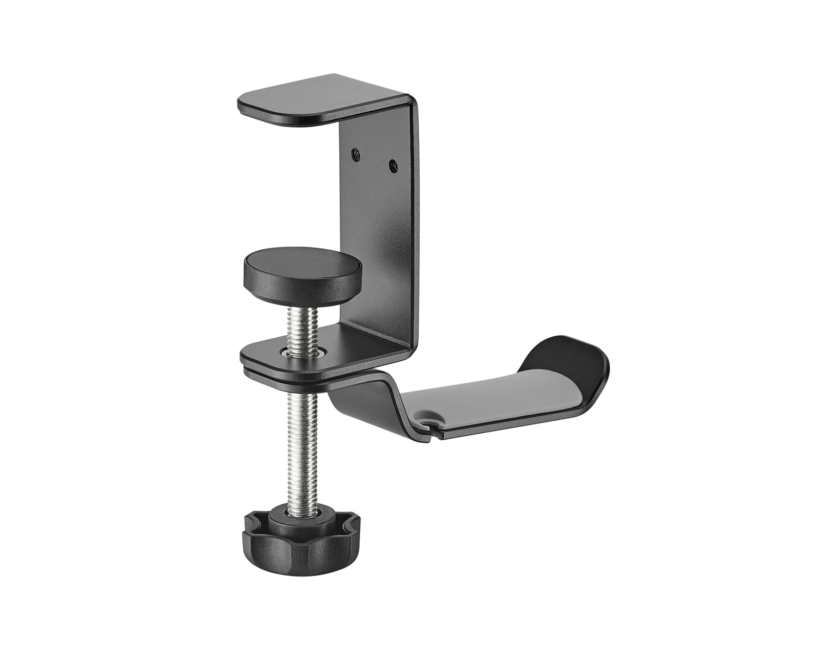 Black Clamp-on Headphone Holder – VIVO - desk solutions, screen mounting,  and more