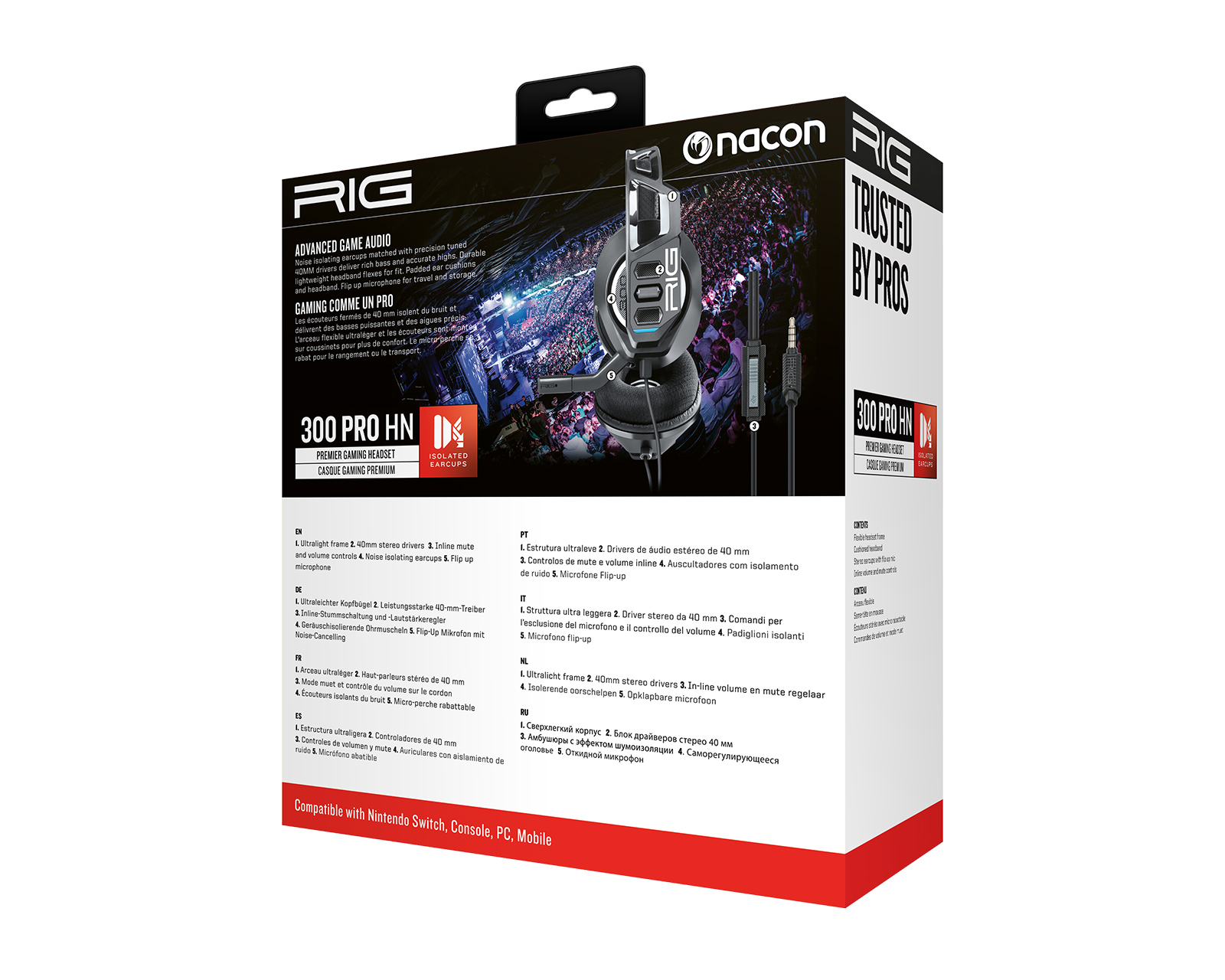 Casque pour console Deltaco GAMING - Casque gaming stéréo pour PS5, haut- parleurs stéréo 40mm, micro flexible