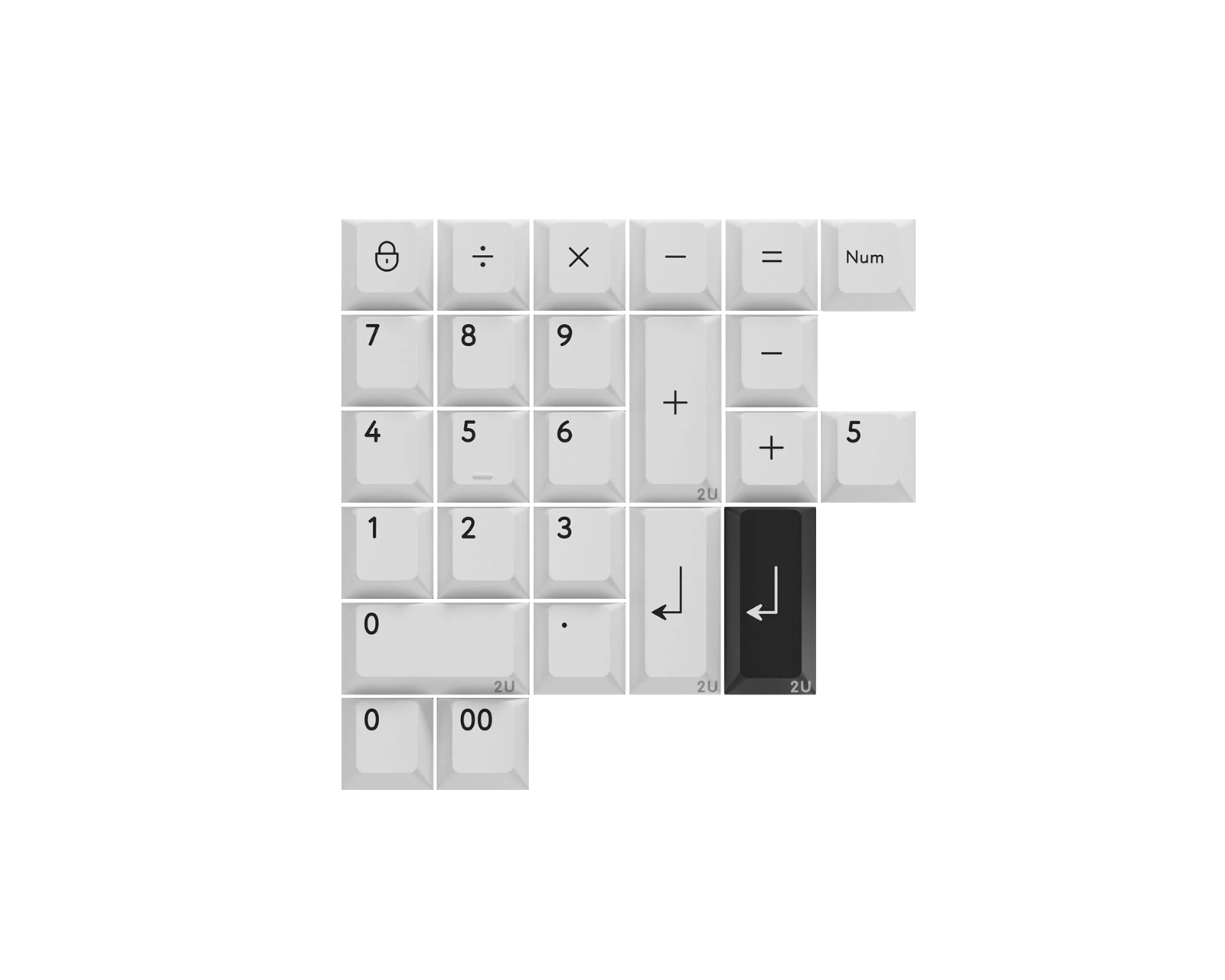 KBDfans PBTfans BoW Numpad kit - us.MaxGaming.com