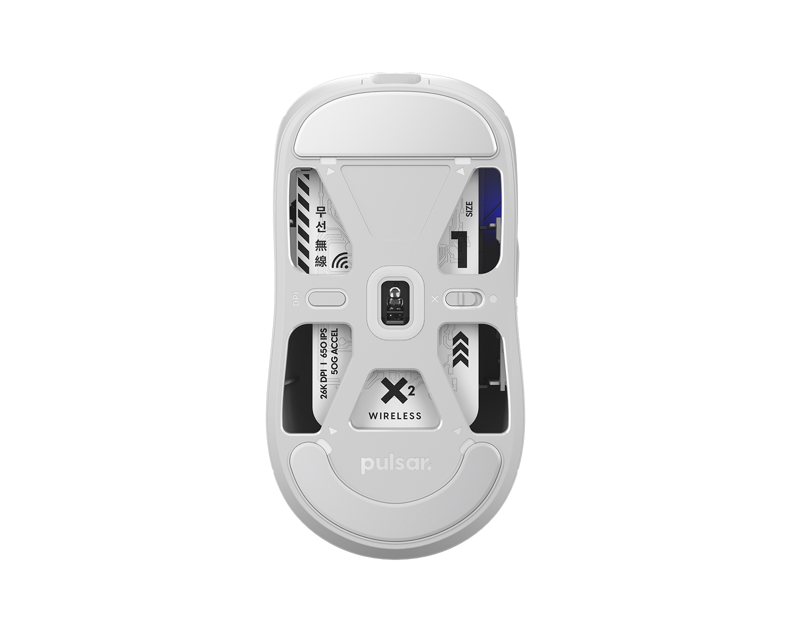 Pulsar X2 Mini Wireless Gaming Mouse - White