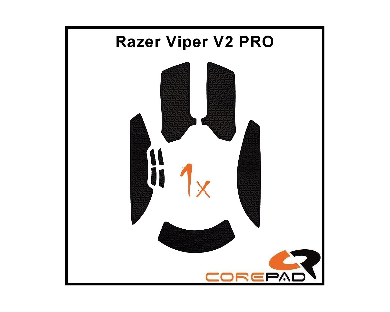 Corepad Soft Grips for Razer Viper V2 Pro Wireless - Black - us