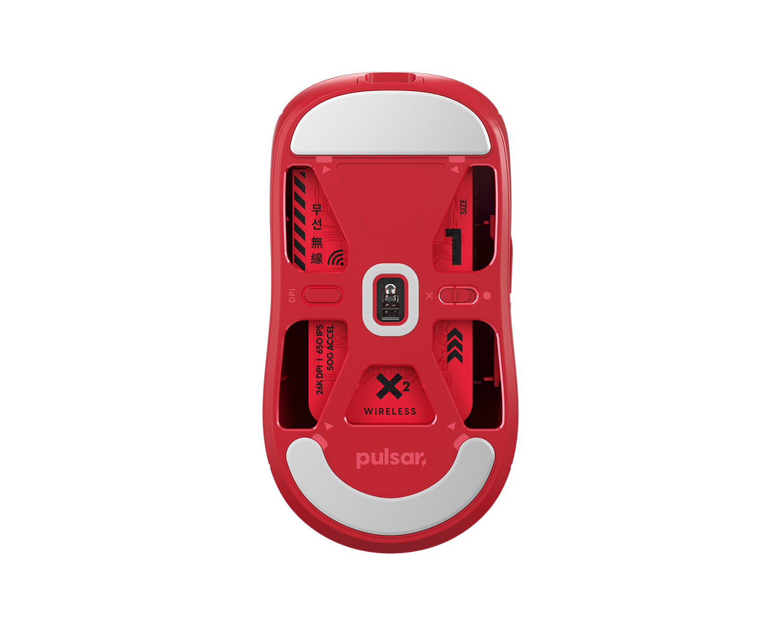 Pulsar X2 Mini Wireless Gaming Mouse - Red