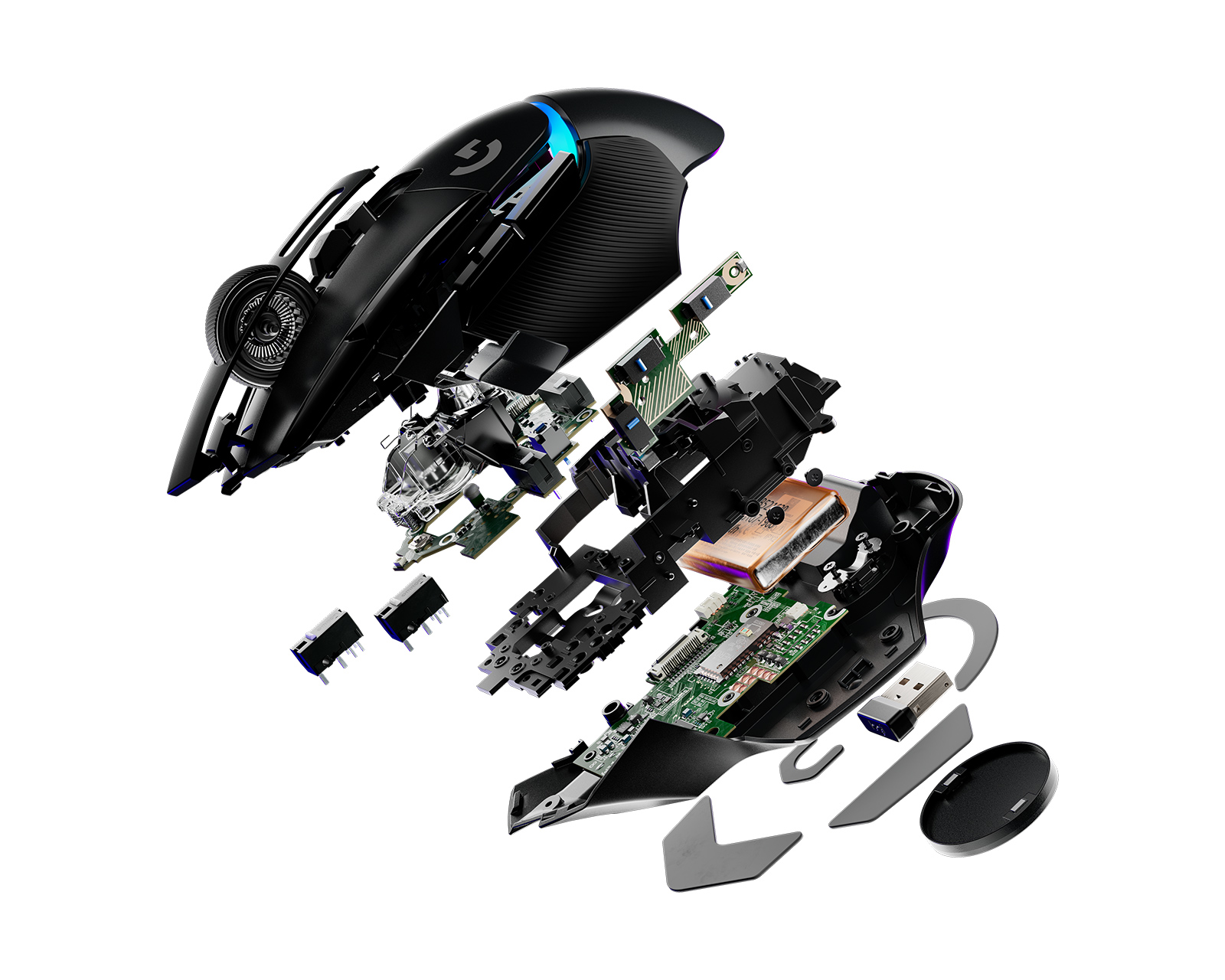 Logitech G502 X PLUS Wireless Gaming Mouse RGB - Black - us