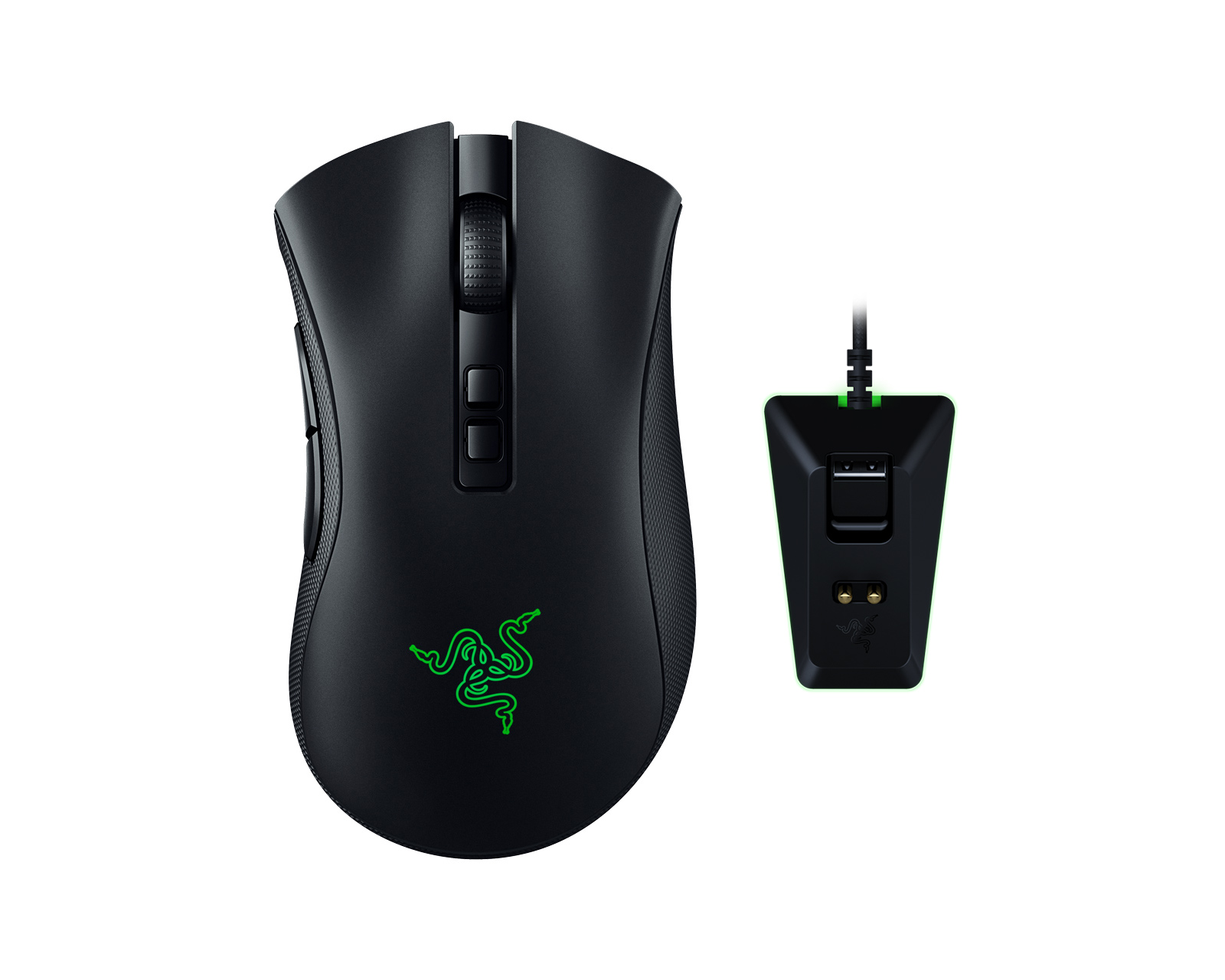 Razer DeathAdder V2 Pro & Dock Wireless Gaming Mouse - Black - us
