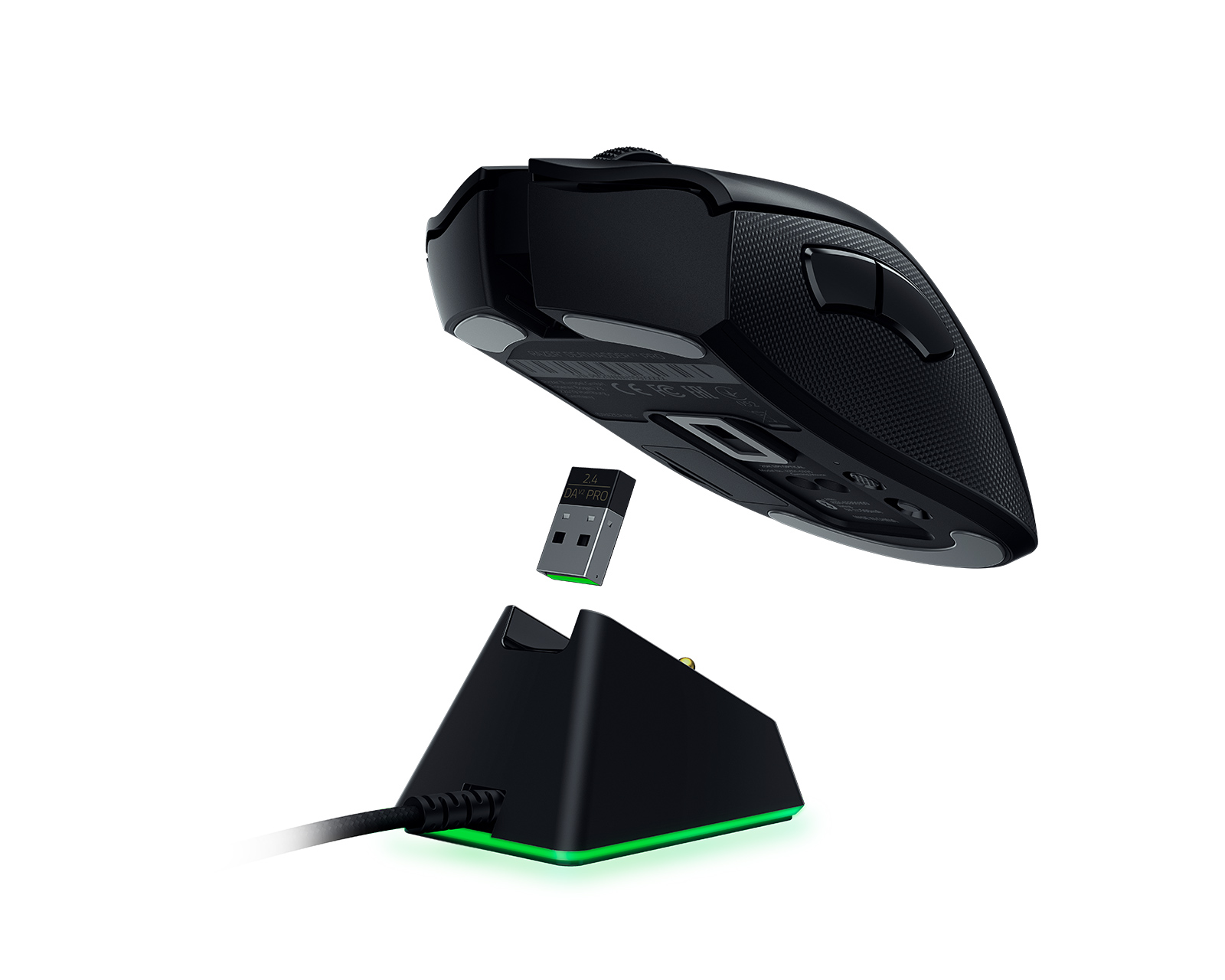 Razer DeathAdder V2 Pro & Dock Wireless Gaming Mouse - Black - us