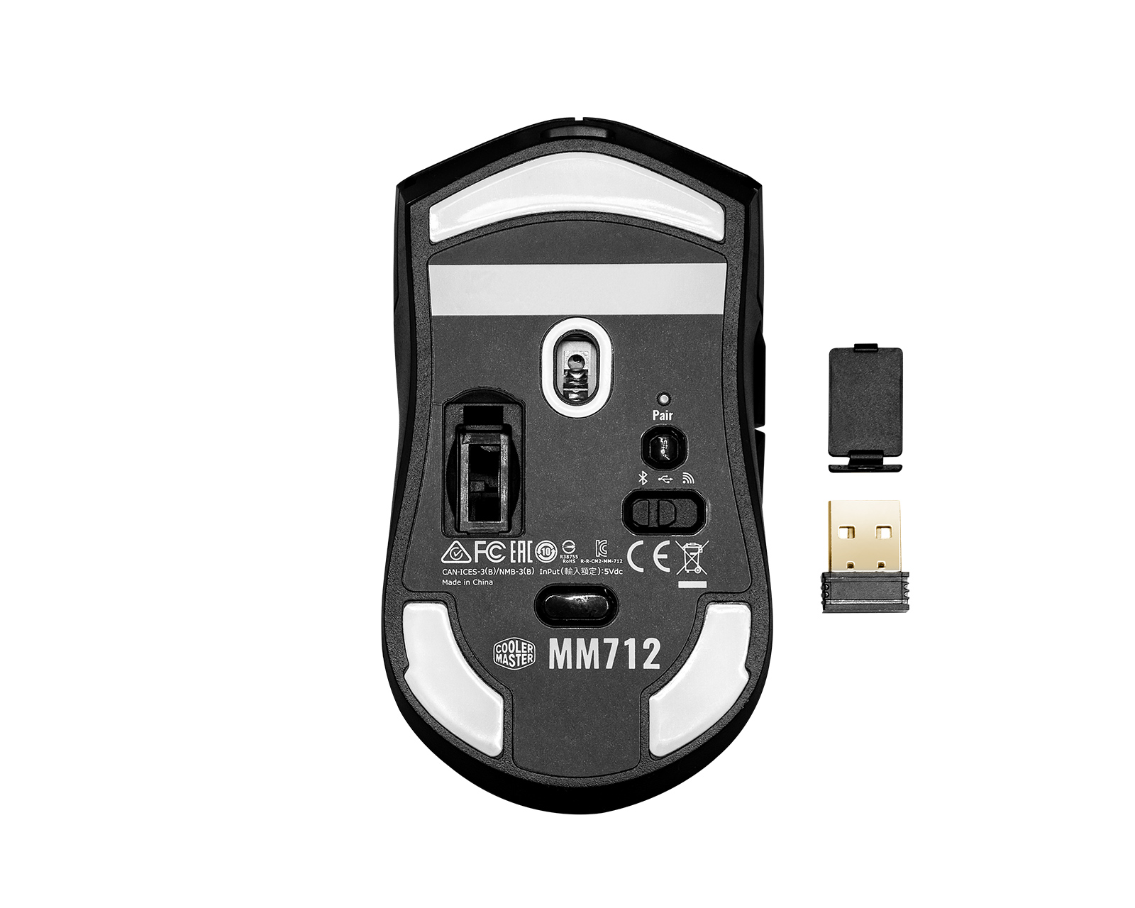 Cooler Master C700mcooler Master Mm712 Wireless Gaming Mouse - 19000dpi,  Rgb, Bluetooth 5.1