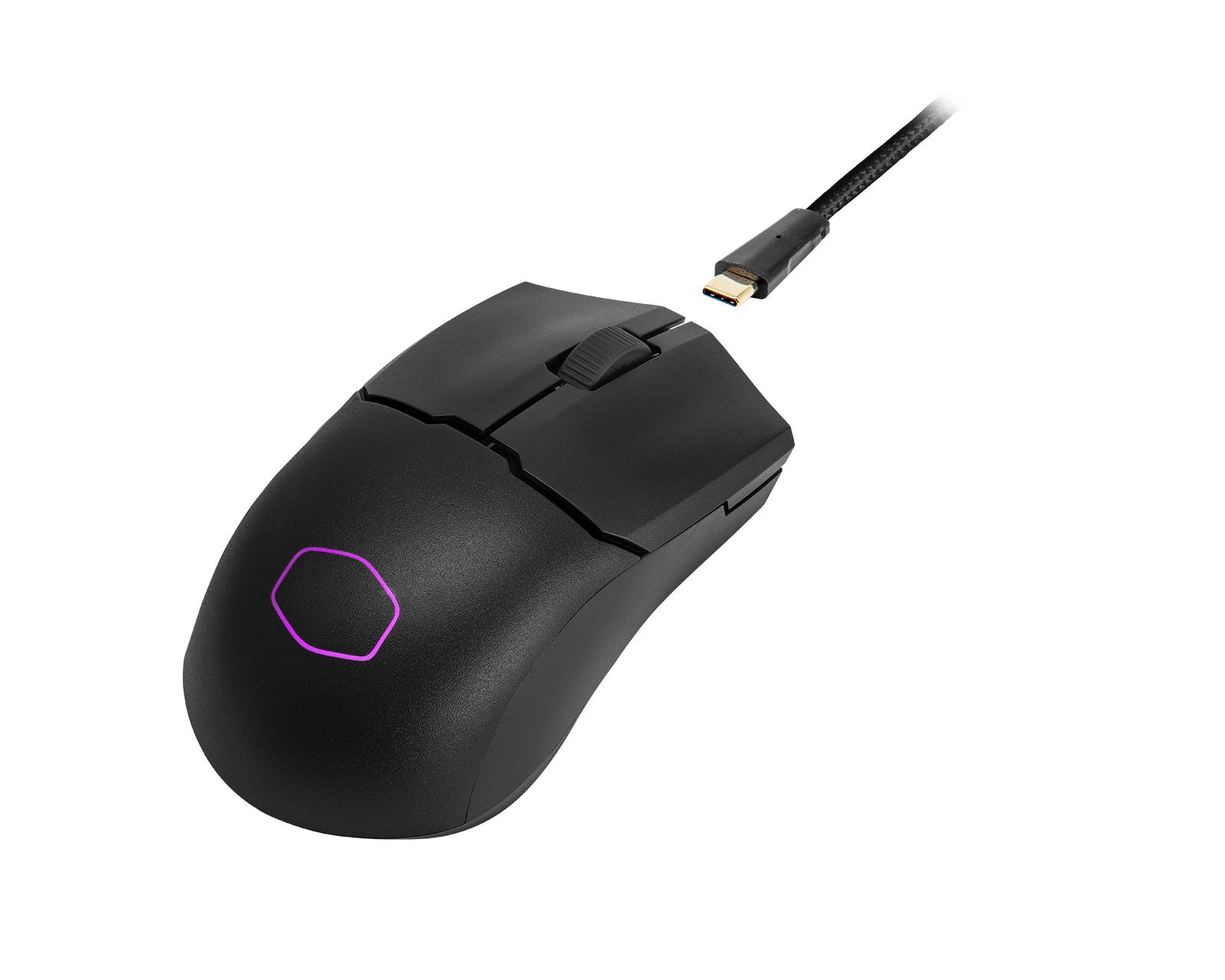 Cooler Master MM712 Hybrid Ultra Light RGB Wireless Gaming Mouse - Black 