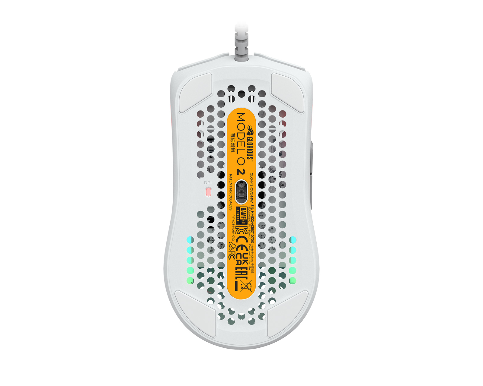 Glorious Model O 2 Wired Gaming Mouse - Matte White - us.MaxGaming.com