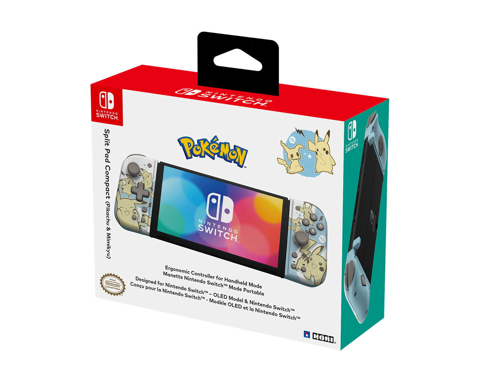 Hori Switch Split Pad Compact Controller - Pikachu & Mimikyu