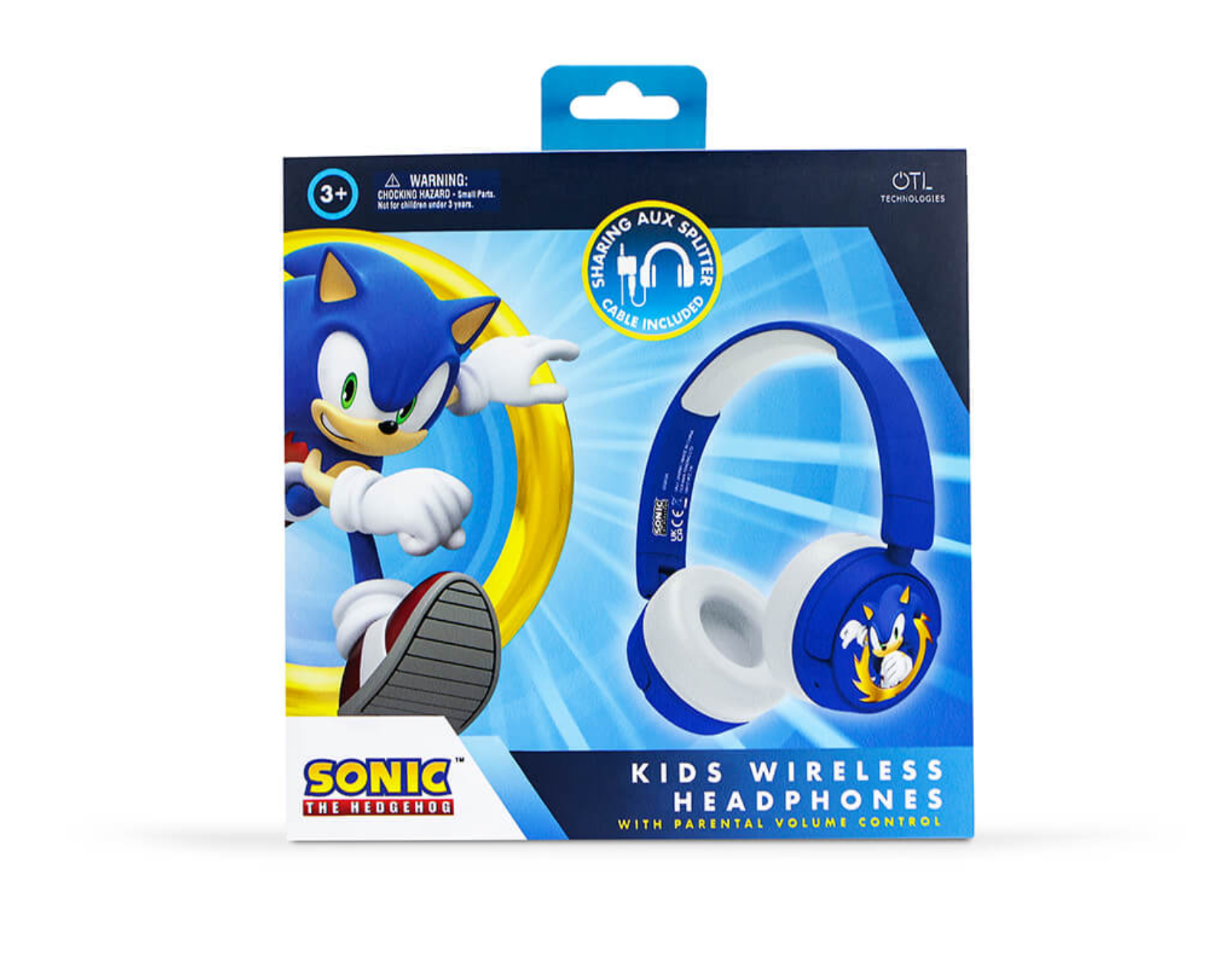 OTL Technologies SONIC BOOM Junior Bluetooth On Ear Wireless Headphones