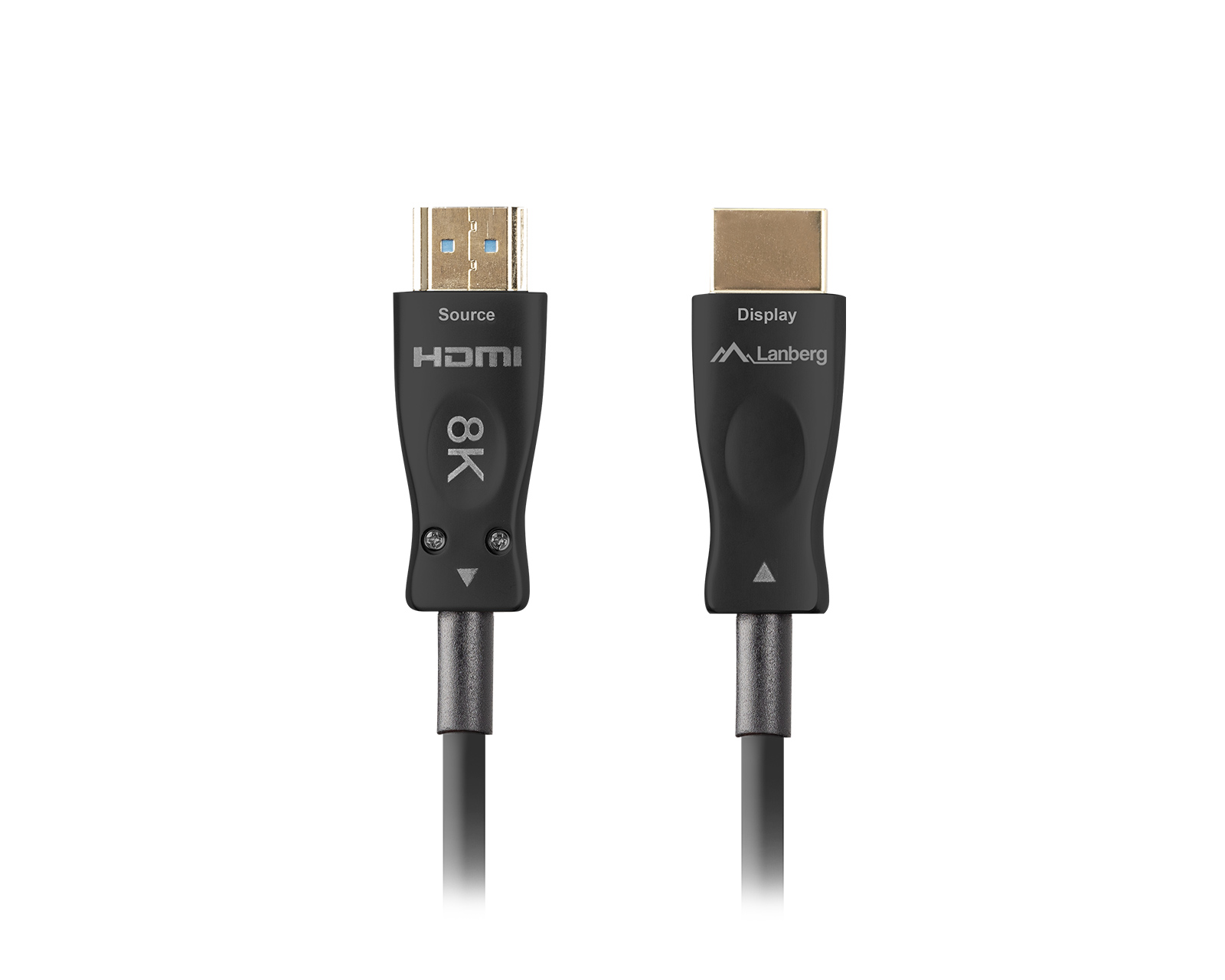 Lanberg HDMI 2.1 Cable Optical Black 8k - 48Gbps - 40m - us