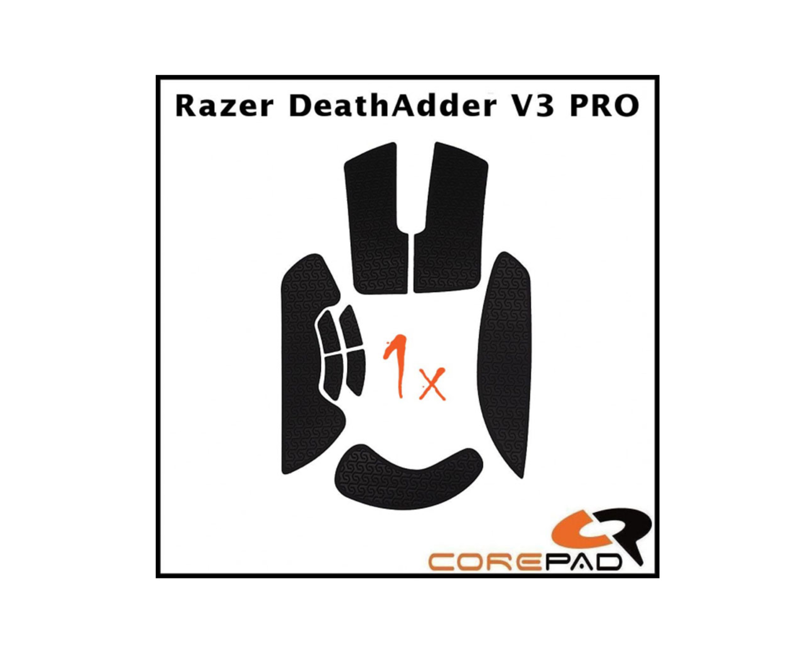 Corepad Soft Grips for Razer DeathAdder V3 PRO   Black   us