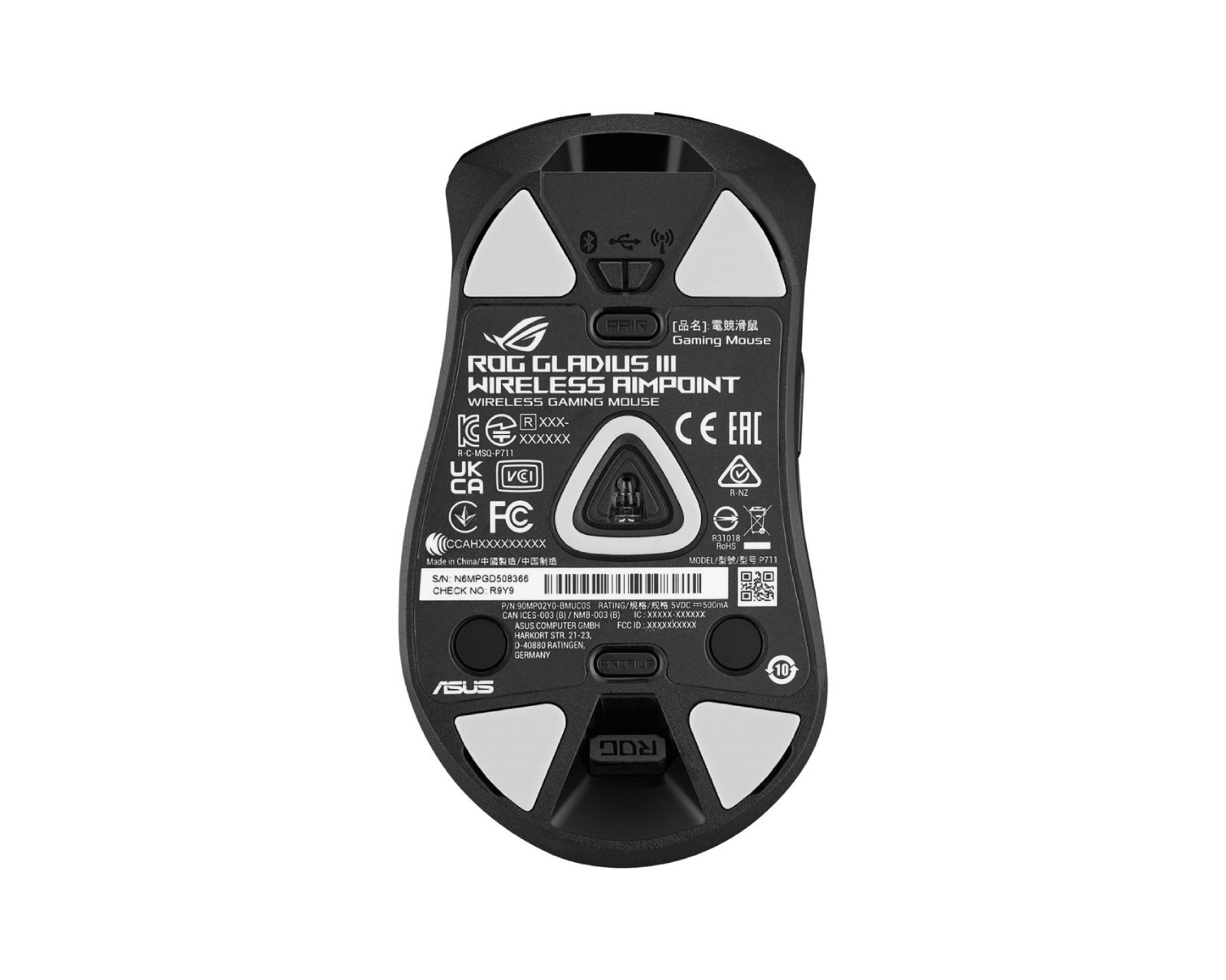 マウス・トラックボール ASUS ROG Gladius III Wireless AimPoint Amazon.com: ASUS ROG Gladius III Wireless Aimpoint Gaming
