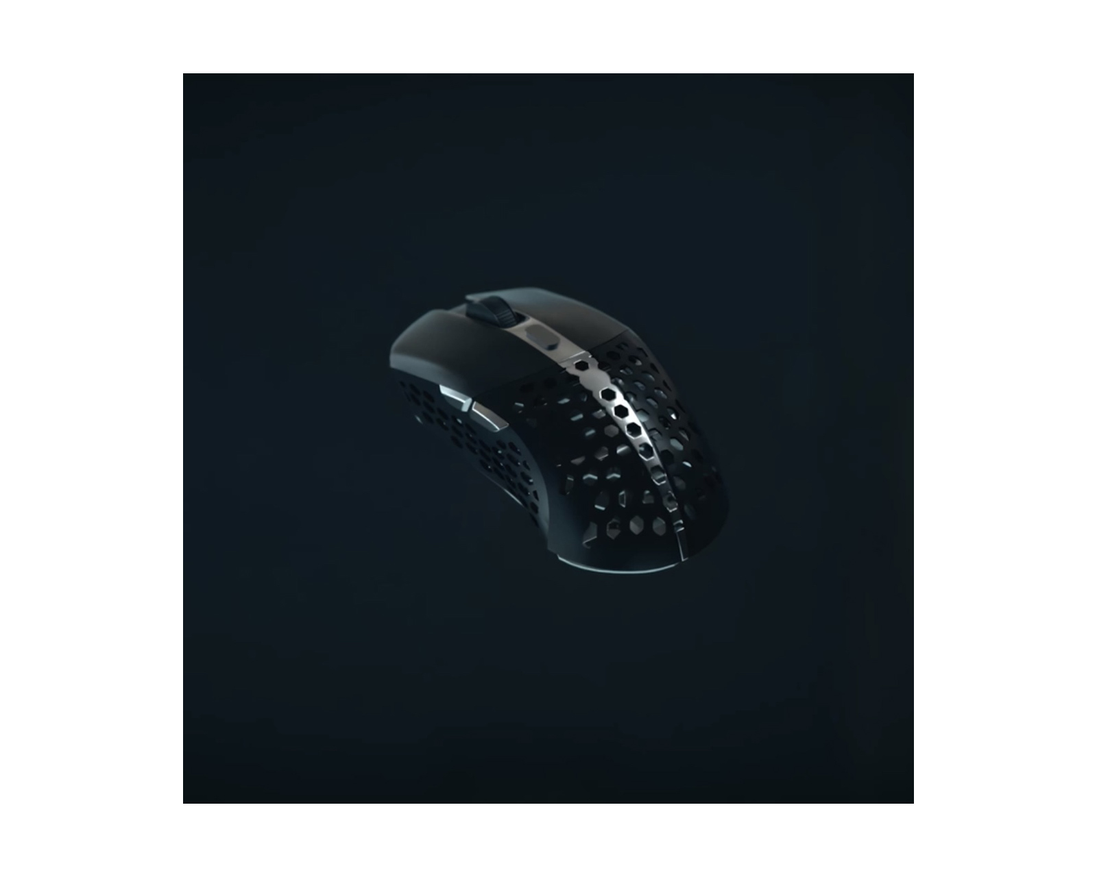 InfinityMice Infinity Hump Pro - Claw Shape Hump for FinalMouse Starlight -  Black/Silver - S