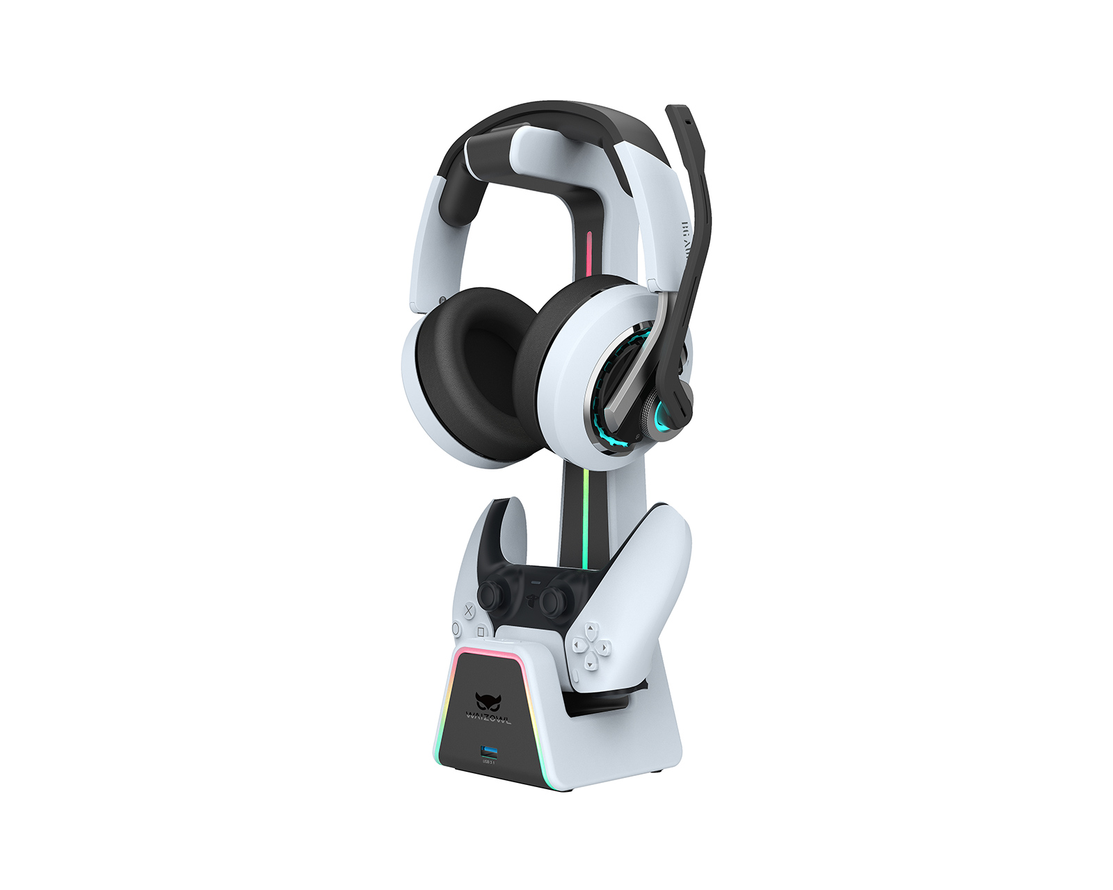 Waizowl Headset Stand + Controller Charging Stand - us.MaxGaming.com