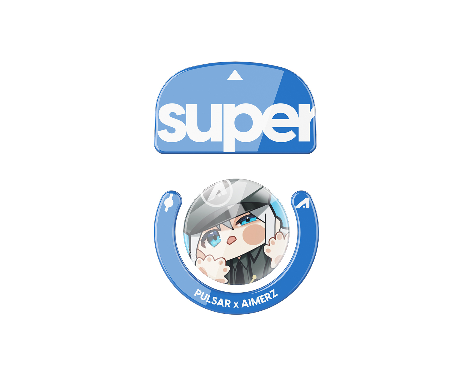 待望 Aimerz Edition Superglide Glass Mousepad - PC周辺機器