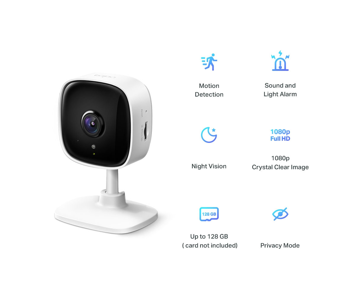 TP-Link Tapo C100 Home Security Wi-Fi Camera - Surveillance Camera 