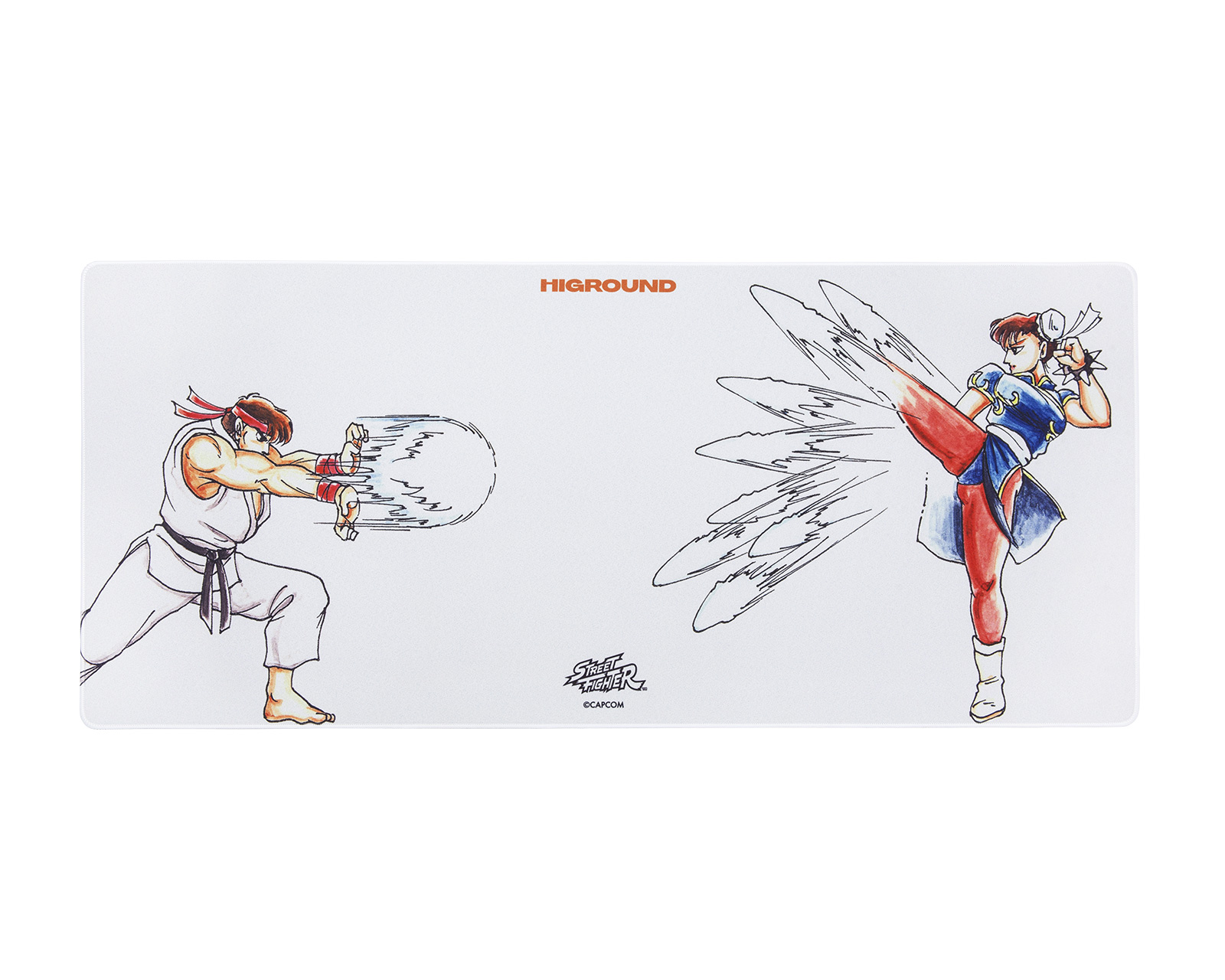 Higround x Street Fighter XL Mousepad - Ryu vs Chun-Li - Limited