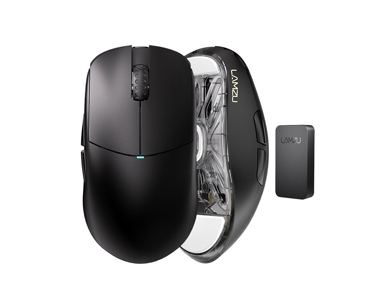 Lamzu Atlantis Mini 4K Wireless Superlight Gaming Mouse - Charcoal Black