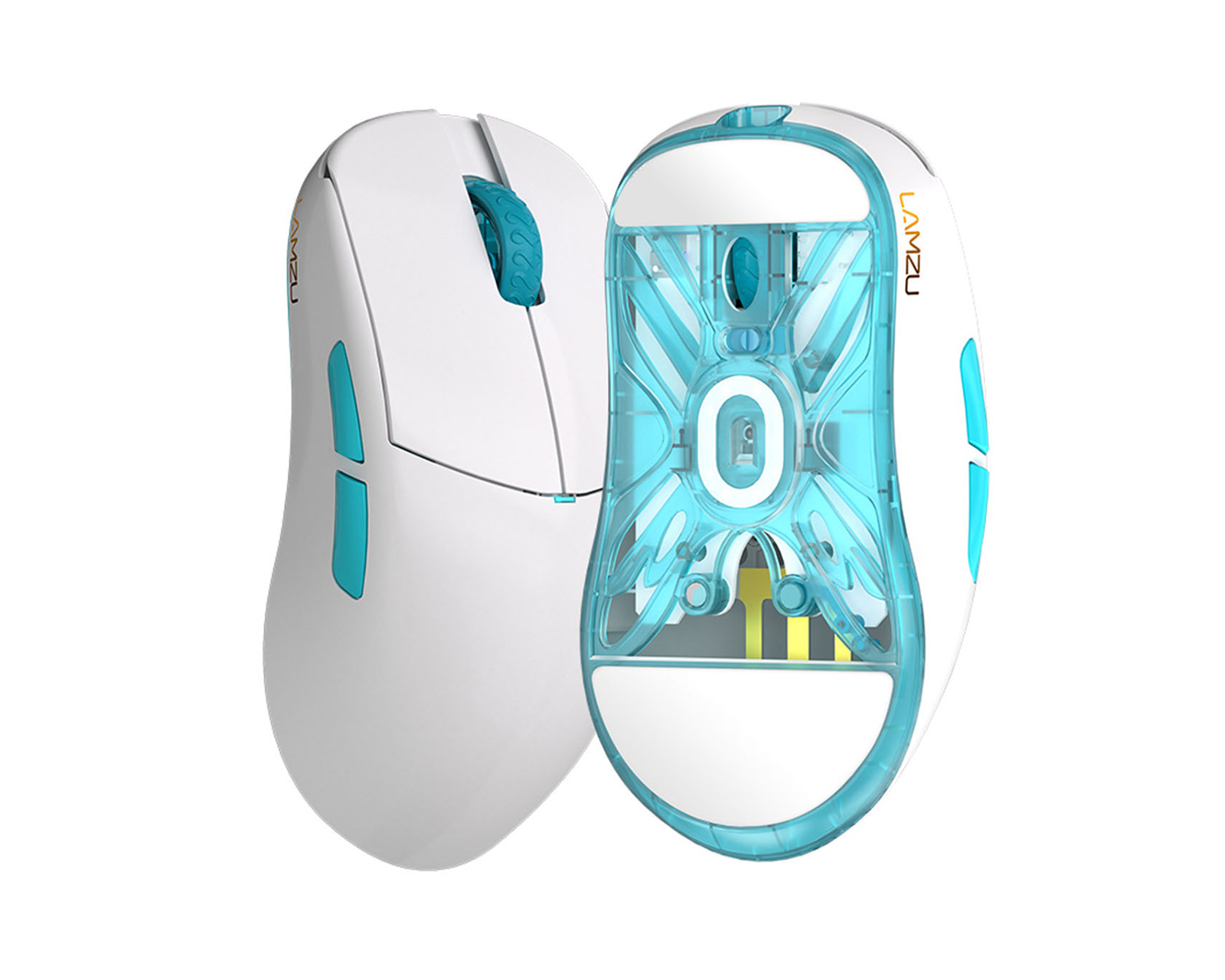 Atlantis OG V2 Pro Wireless Superlight Gaming Mouse - Polar White