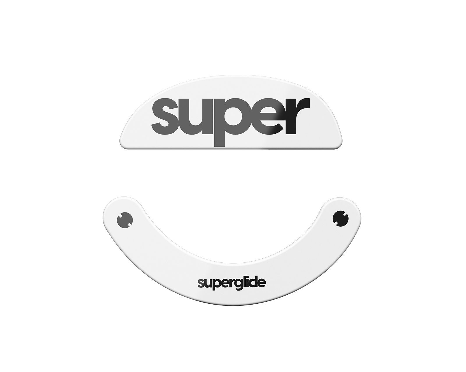 Superglide Version 2 Glass Skates for Pulsar Xlite/V2/V2 Mini/V3 Wireless -  White