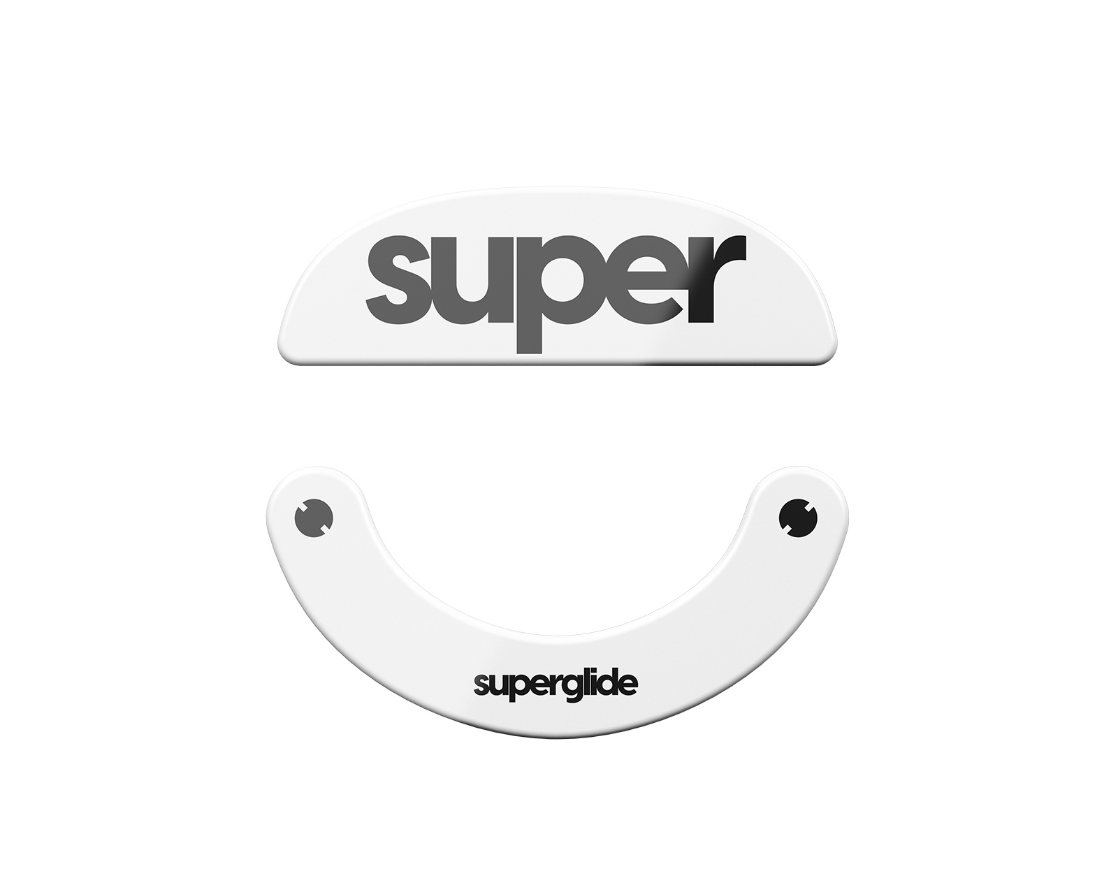 Superglide Version 2 Glas Skates for Pulsar X2/X2 Mini/X2V2/X2H - White