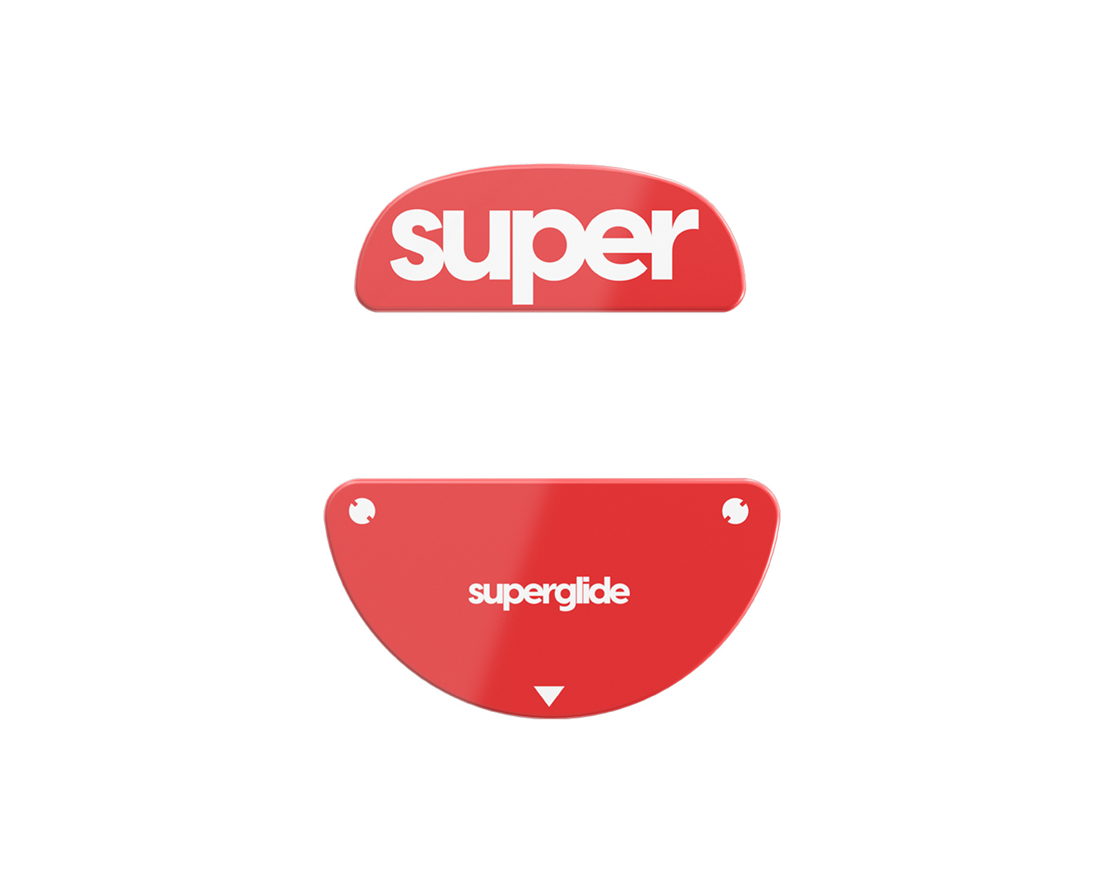 Superglide Version 2 Glas Skates for EndGameGear XM2-WE - Red - us