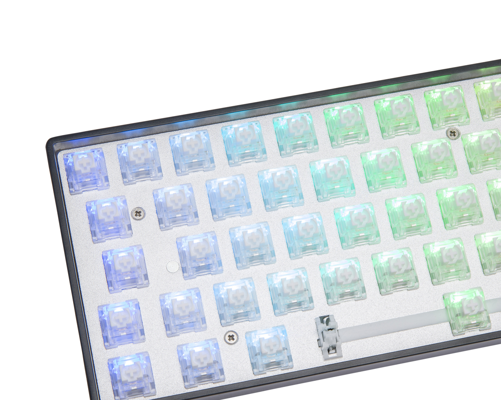 Higround BLACKICE Base 65 Hotswap Gaming Keyboard - ISO UK [White Flame ...