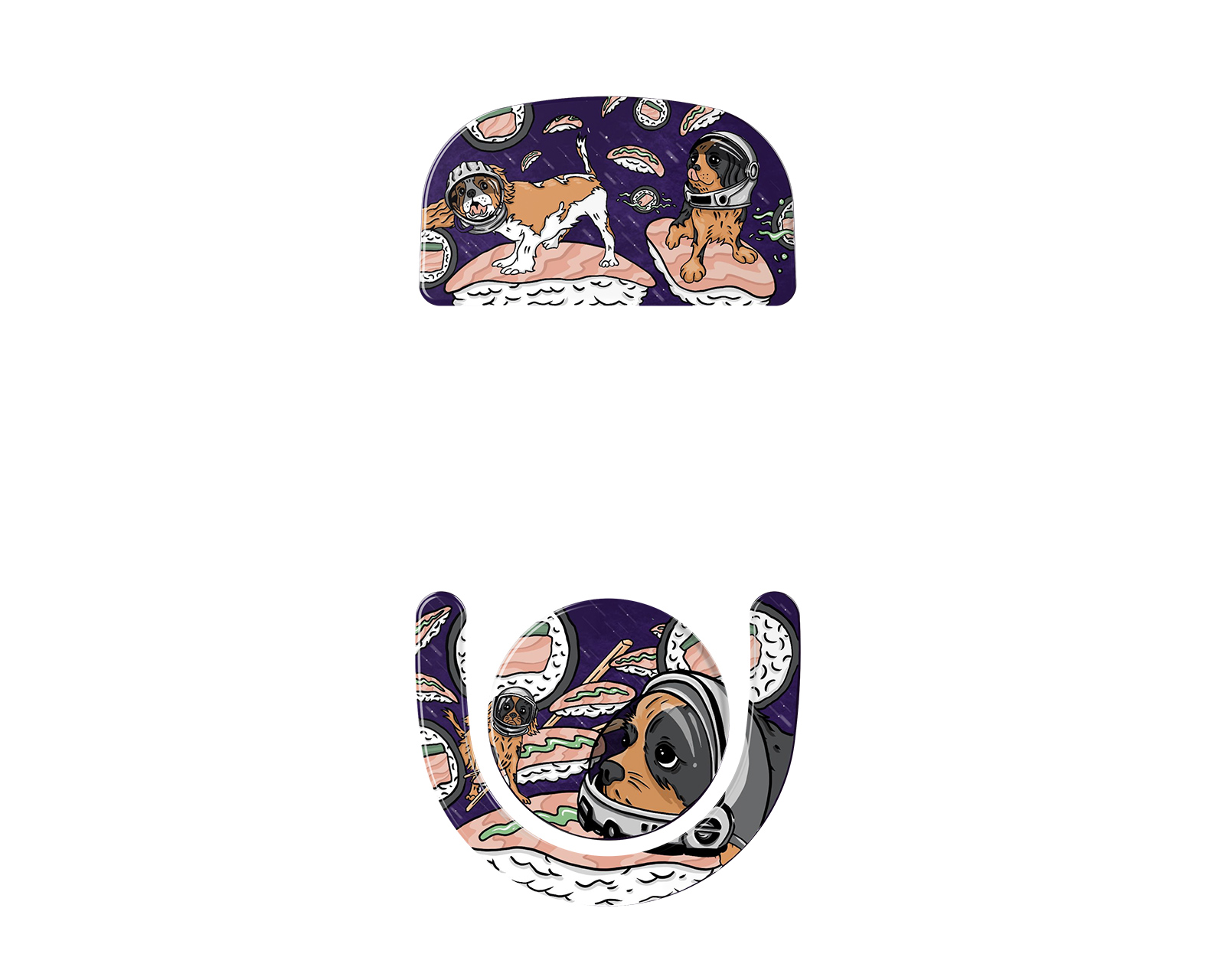 Superglide Version 2 Glas Skates till Logitech G Pro X Superlight